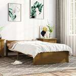 Okvir za krevet od masivnog drva boja meda 90 x 190 cm 3FT mali
