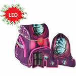 Spirit: Blue Butterfly uzorak, LED školska torba set 6kom