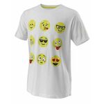 Majica za dječake Wilson Emoti-Fun Tech Tee B - white