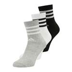 ADIDAS SPORTSWEAR Sportske čarape '3-Stripes Cushioned Crew ' siva melange / crna / bijela