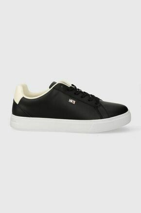 Tenisice Tommy Hilfiger Flag Court Sneaker FW0FW08072 Black BDS