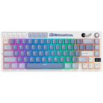 Tipkovnica ROYAL KLUDGE M65, mehanička, Cream switch, bežična, US layout, Ocean Blue RK-M65-OCBLU-CRMSW-US