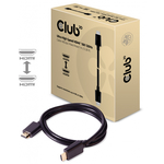 CLUB3D Ultra High Speed 2.1 HDMI kabel, 10K, 120Hz, 1m, crna