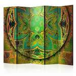 Paravan u 5 dijelova - Mandala: Emerald Fantasy II [Room Dividers] 225x172