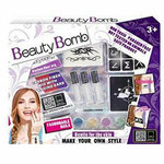Beauty Bomb Tini veliki svjetlucavi set šminke sa šarenim kopčama za kosu