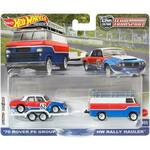 Hot Wheels: Rally Hauler premium kamion za prijevoz automobila s 70 Rover P6 Group automobilčićem 1/64 - Mattel