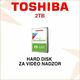 TOSHIBA 2TB PRO HARD DISK ZA VIDEO NADZOR HD2TB-T