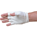 Tourna Unique Half Finger Mens Glove Right - white