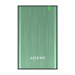 Kutija za tvrdi disk Aisens ASE-2525SGN USB Zelena USB-C Micro USB B USB 3.2, 190 g