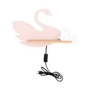Bijelo-ružičasta dječja lampa Swan - Candellux Lighting
