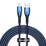 USB kabel za Lightning Baseus Glimmer Series, 2.4A, 2m (plavi)