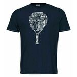 Majica za dječake Head Padel TYPO T-Shirt JR - dark blue
