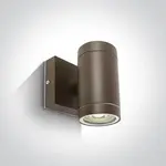 ZIDNA SVJETILJKA 6U10/35W/230V/IP54 SMEĐA