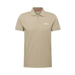 ALPHA INDUSTRIES Majica bež / bijela 15404131