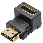 Transmedia HDMI Adapter jack to plug Angled TRN-C201-L