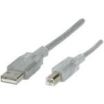 Renkforce USB kabel USB 2.0 USB-B utikač 3.00 m crna RF-4767602