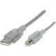 Renkforce USB kabel USB 2.0 USB-B utikač 3.00 m crna RF-4767602