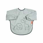 Sivi podbradak kao majica s rukavima Dreamy Dots - Done by Deer, 6-18 mjeseci