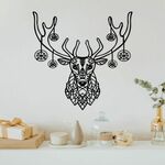 Metalna zidna dekoracija, Christmas Deer