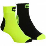 Čarape za tenis Hydrogen Box Performance Short Socks 2P - black/yellow fluo