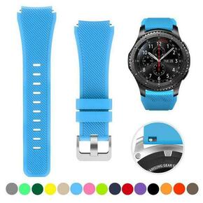 Silikonski remen za sat Samsung Galaxy watch 46 mm (SM-R800 / SM-R805) (22 mm) - Svijetlo plava