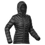 Pernata jakna za planinarenje MT500 -10 °C ženska crna