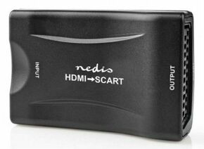 NEDIS HDMI SCART transformator Crno 5cm VCON3461BK