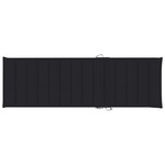 vidaXL Jastuk za ležaljku crni 200 x 60 x 4 cm od tkanine