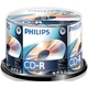Philips CD-R, 700MB, 52x, 50