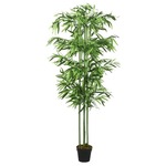 vidaXL Umjetno stablo bambusa 576 listova 150 cm zeleno