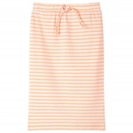 vidaXL Dječja ravna suknja s prugama fluorescentno narančasta 92