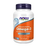 Omega 3 NOW - 180 EPA i 120 DHK, 1000 mg (90 kapsula)