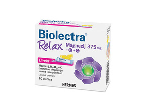 Hermes Biolectra Relax Magnezij 375 mg+B+C Direkt