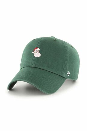 Pamučna kapa 47brand boja: zelena