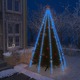 vidaXL Mrežasta svjetla za božićno drvce 400 LED plava 400 cm