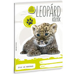 Slatke životinje - Leopard bilježnica na kockice A5