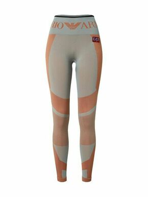 EA7 Emporio Armani Sportske hlače bazalt siva / narančasta / neonsko roza / crna