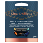 Gillette King C. Glava za brijanje za brijanje i oblikovanje x3