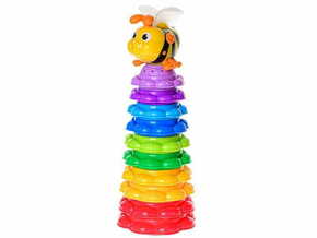 Pčelinja piramida s krilima koja mijenjaju boju / 5 kuglica na baterije sa svjetlom i zvukom