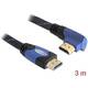Delock HDMI priključni kabel HDMI A utikač, HDMI A utikač 3.00 m crna 82957 HDMI kabel