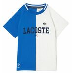 Majica za dječake Lacoste Kids Sport x Daniil Medvedev Jersey T-Shirt - blue/white