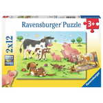 Ravensburger slagalica Životinje, 2 x 12 dijelova (7590)