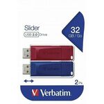 Pendrive Verbatim Slider 2 Dijelovi Pisana 32 GB