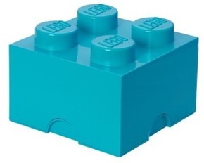 Azurno plava kvadratna kutija LEGO®