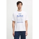 Pamučna majica Red Bull Racing x Pepe Jeans RACING HISTORY TEE bijela RM500020