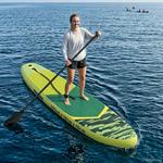 vidaXL Inflatable Stand Up Paddle Board POSEIDON Zelena PVC
