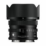 Sigma objektiv 24mm, f3.5 DN, crni/srebrni