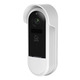 DELTACO SMART HOME WiFi Zvono za vrata s kamerom, 2MP, PIR, IP65 certifikat, IR 5m, microSD BIJELO