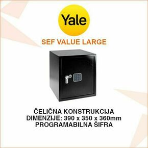YALE SEF VALUE LARGE - TREZOR NA ŠIFRU YSV/390/DB2