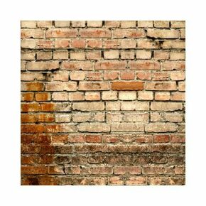 Click Props Background Vinyl with Print Old Rural Brick Wall 1